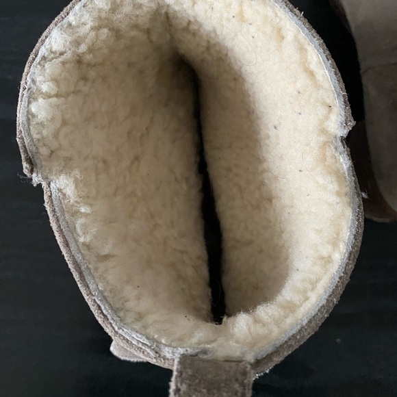 J Crew Parker Shearling Suede Ankle Boots Booties Sz 7.5 - Picture 8 of 15